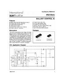 DataSheet IR2156 pdf